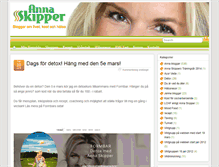 Tablet Screenshot of blogg.annaskipper.se